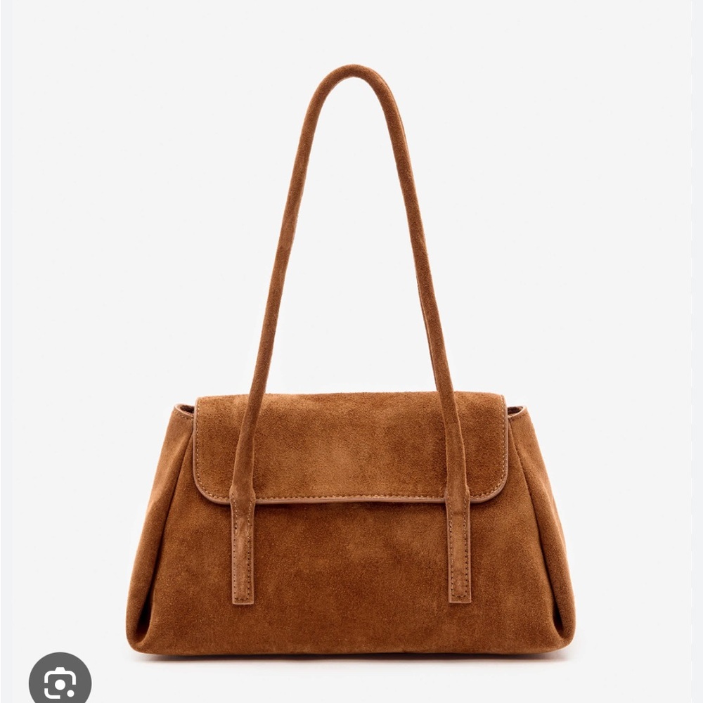 NWT REFORMATION Small Caterina Top Handle, Couro Suede